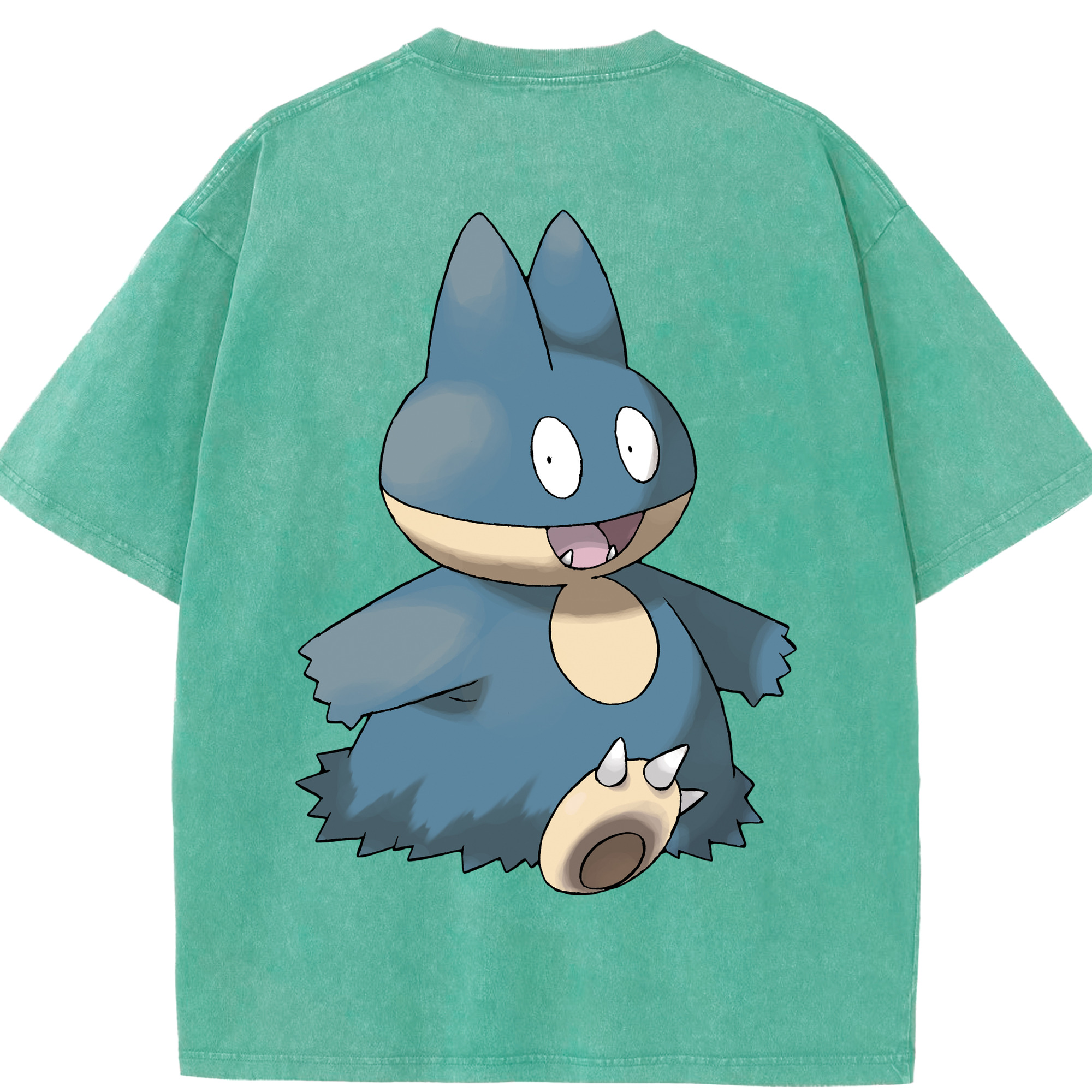 （画像用） ポケットモンスター Pokémon 綿100% ヴィンテージ風 半袖Tシャツ（背面プリント）